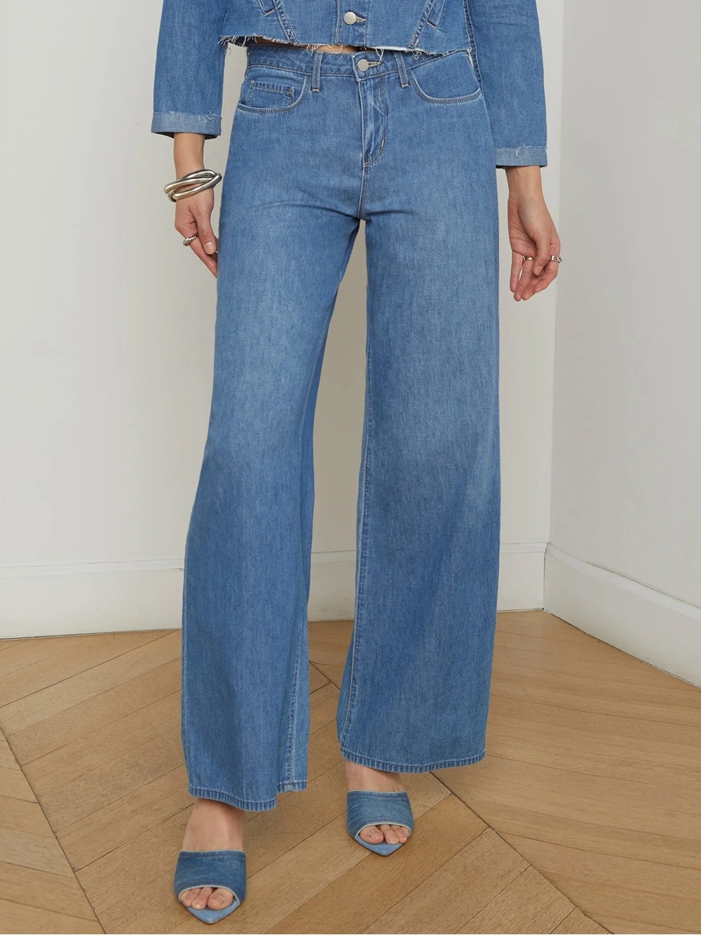 L’agence Alicante Wide Leg Jeans